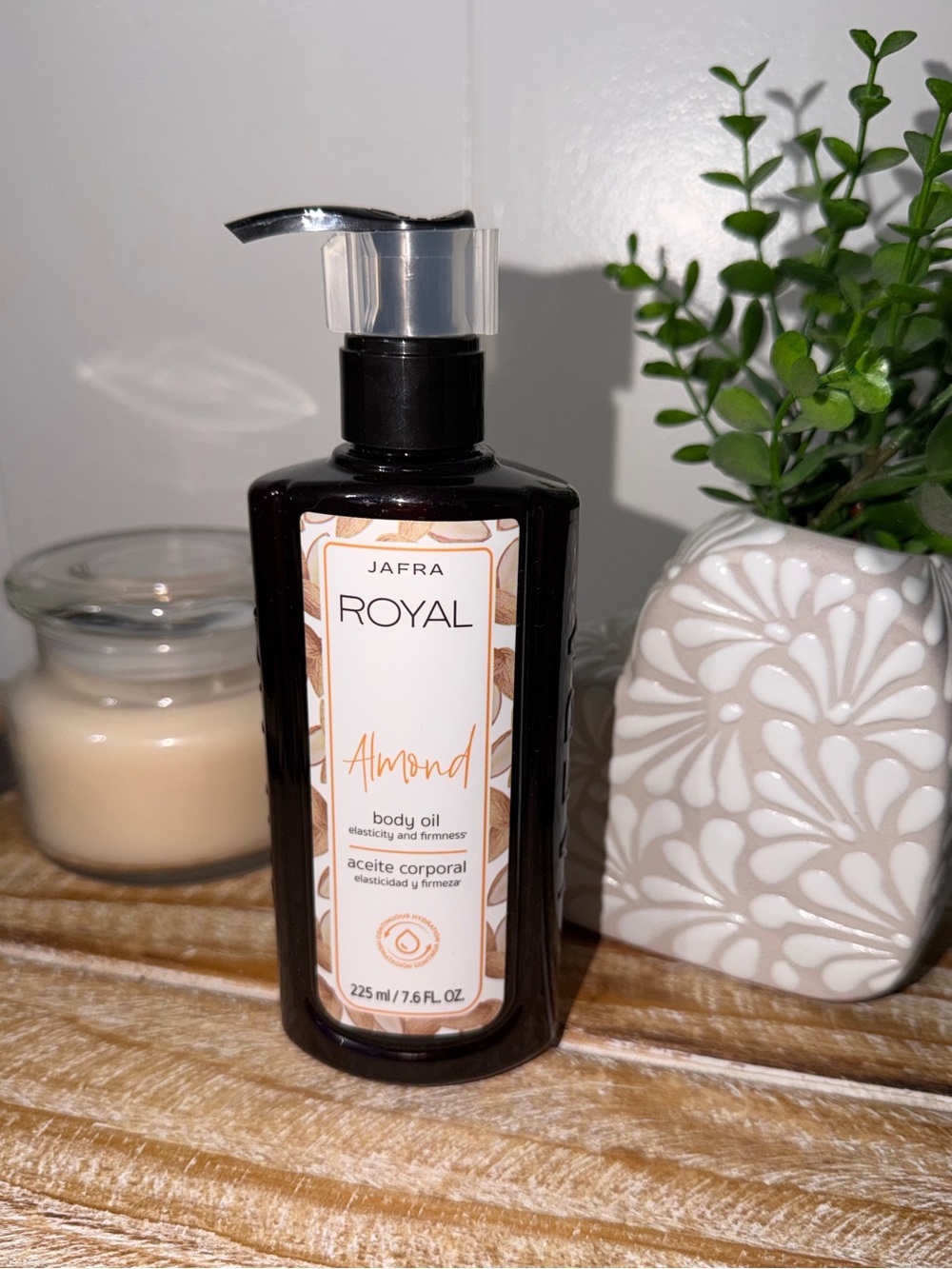 Jafra Royal Almond Body Oil Elasticity and Firmness